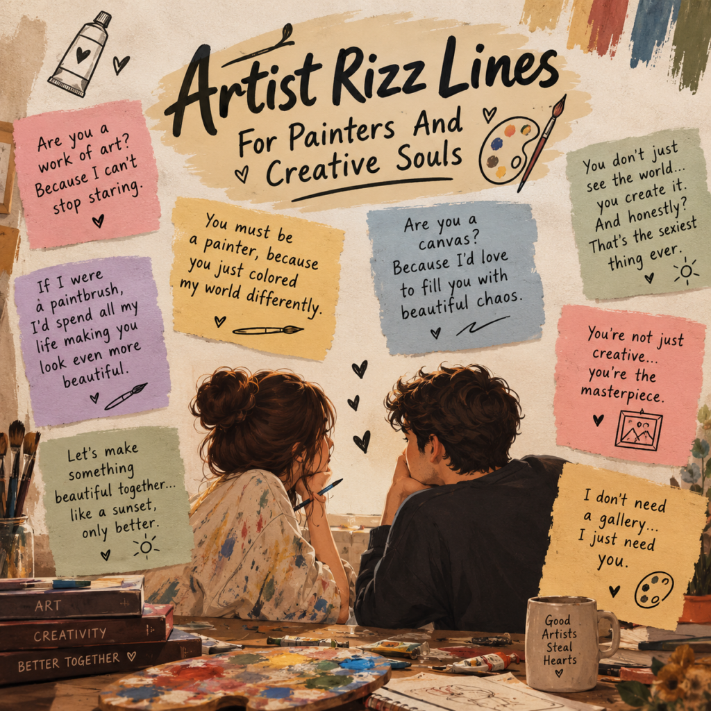 Artist Rizz Lines For Painters And Creative Souls